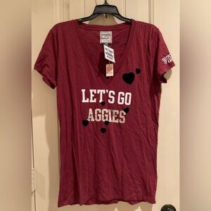 PINK Collegiate Collection Texas A&M Aggies Tee